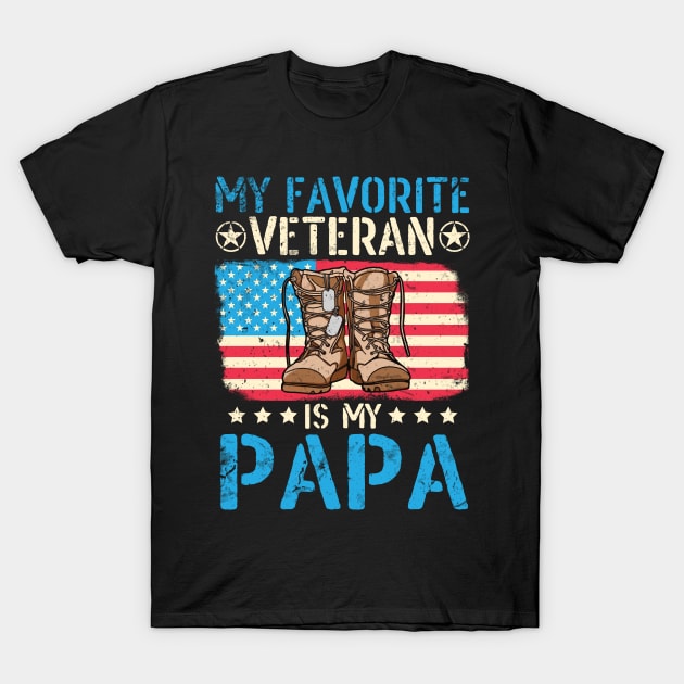 Happy Veteran Memorial Day Papa T-Shirt by melanieteofila